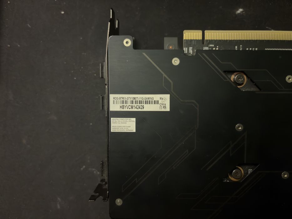 Asus Rog Strix GTX 1080TI 11Gb