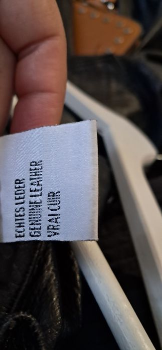 Spodnie skórzane  rozm 36