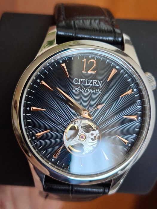 Zegarek męski Citizen Mechanical Classic Open Heart