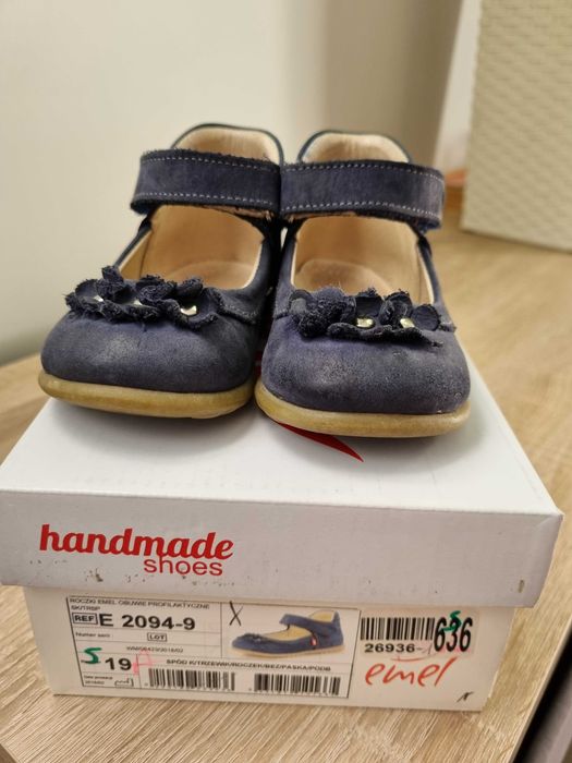 Buty dziewczęce balerinki emelki