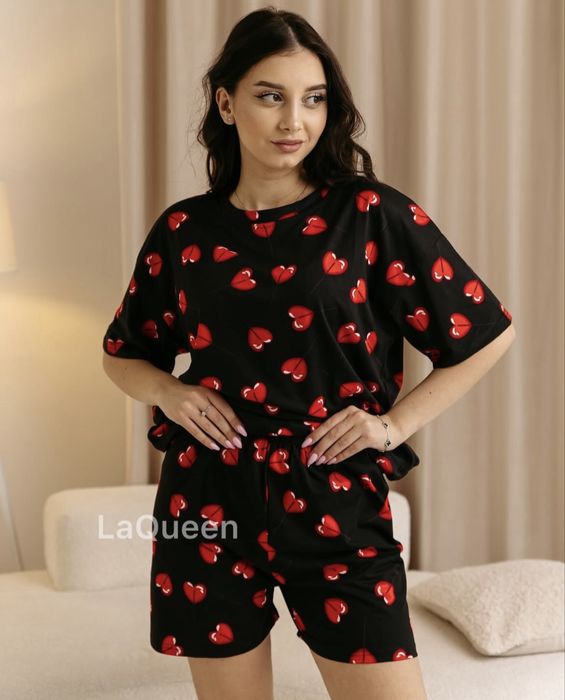 Жіноча піжама , піжама, піжама  шорти та футболка