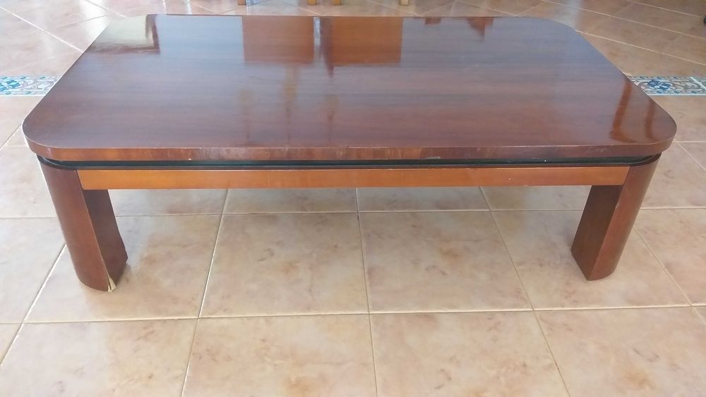 Mesa de centro de Sala de Estar côr cerejeira escura