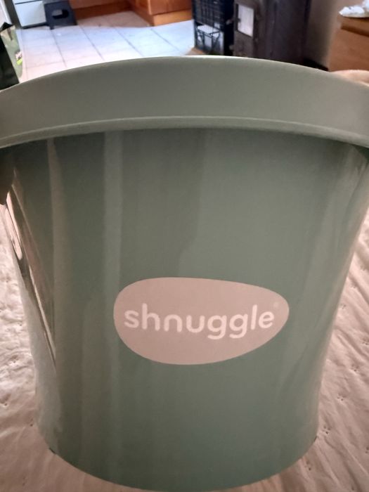 Banheira Shnuggle Verde-Água – Muito Bom Estado