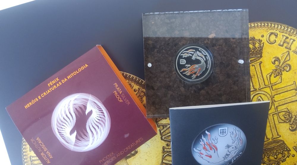 31125#portugal proof colorida 5 euro FENIX 2025 (esgotado na incm)