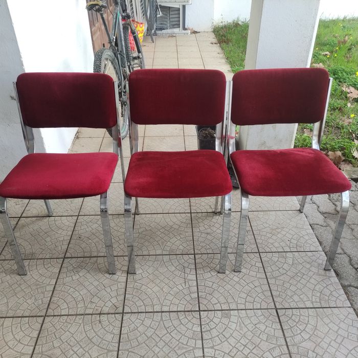 3 Cadeiras anos 70 / 80 bom estado
