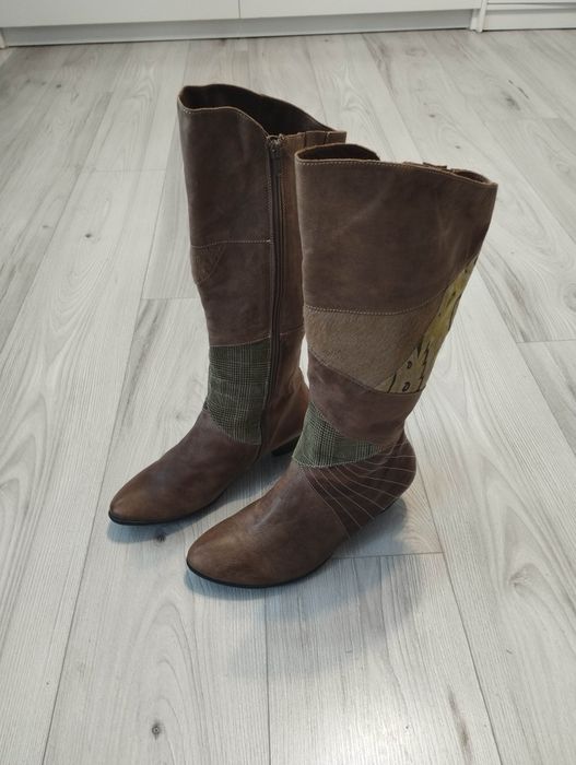 Buty kozaki kozaczki wysokie do kolana Think! 40