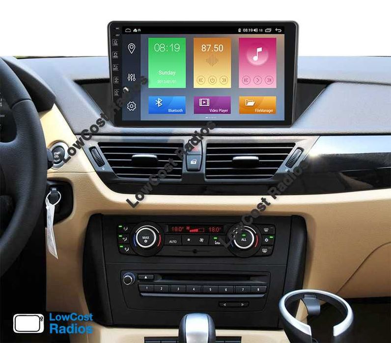 *(NOVO) Auto Rádio GPS ANDROID 15 - 10 Polegadas BMW X1 (E84) | GPS USB APPS WIFI | CARPLAY • ANDROID AUTO