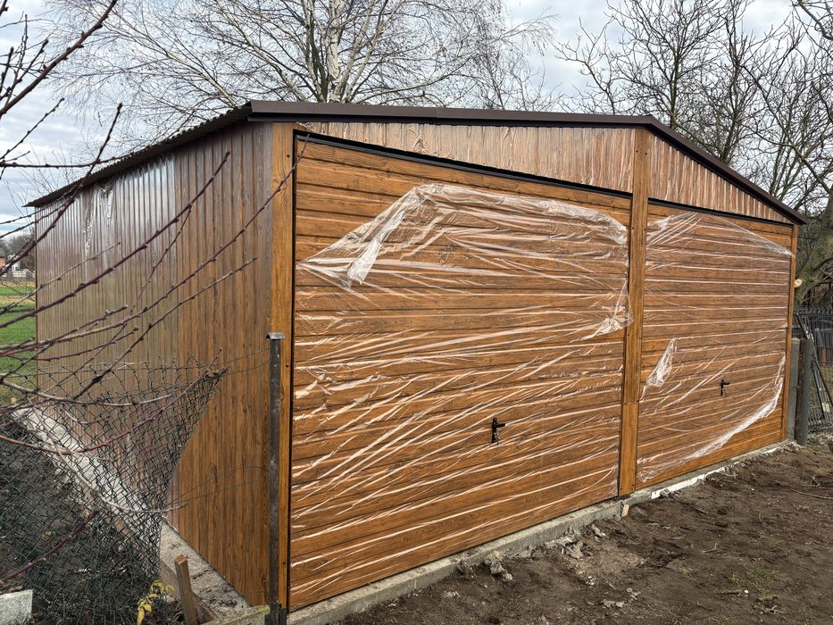 Garaż blaszany 6x6 - Widok 4