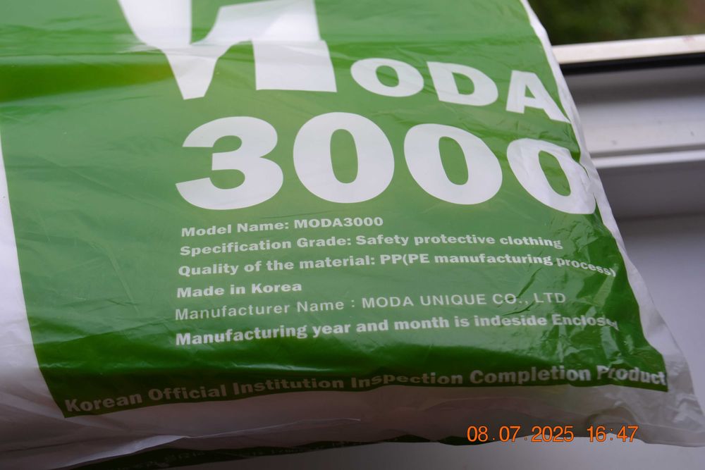 Химзащита. Защитный костюм. СИЗ "MODA3000" от COVID-19. Размеры: M и L