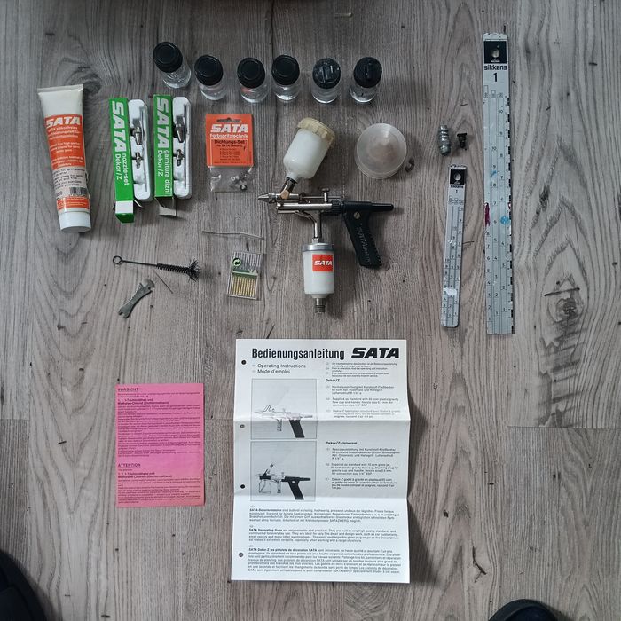 Aerograf SATA Dekor/Z zestaw z kompresorem