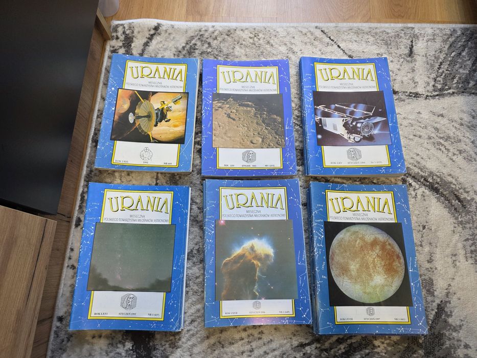 czasopisma URANIA astronomia kolekcja 18 roczników z lat 70-90