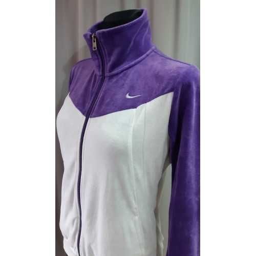 Мастерка олимпийка Nike белая, фиолетовая