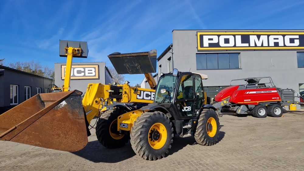 JCB 550-80  Joystick, duży silnik