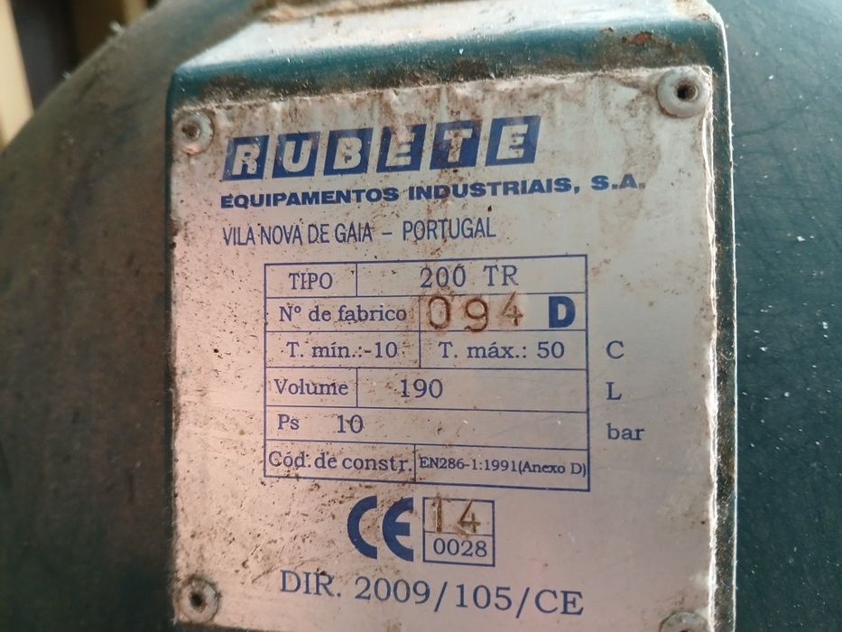 Compressor 200l - Rubete