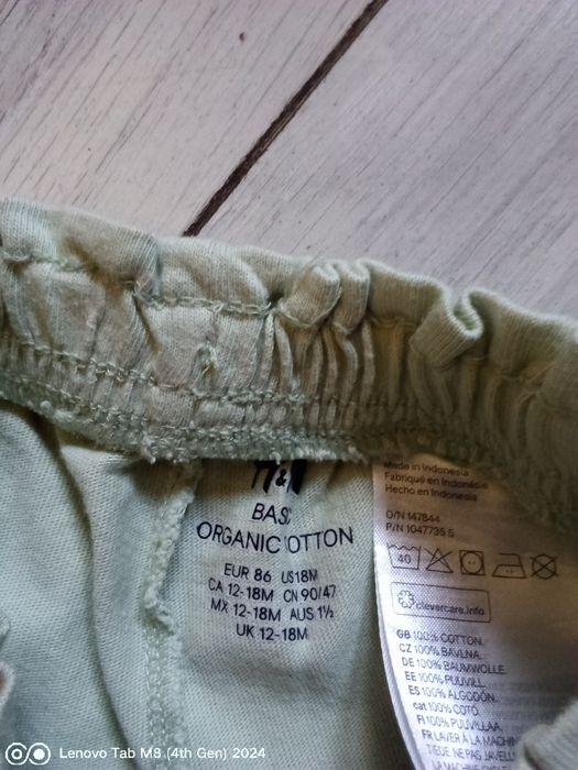 Spodenki dziewczęce H&M. r.86