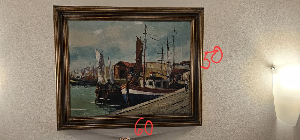 Quadro pintado a óleo