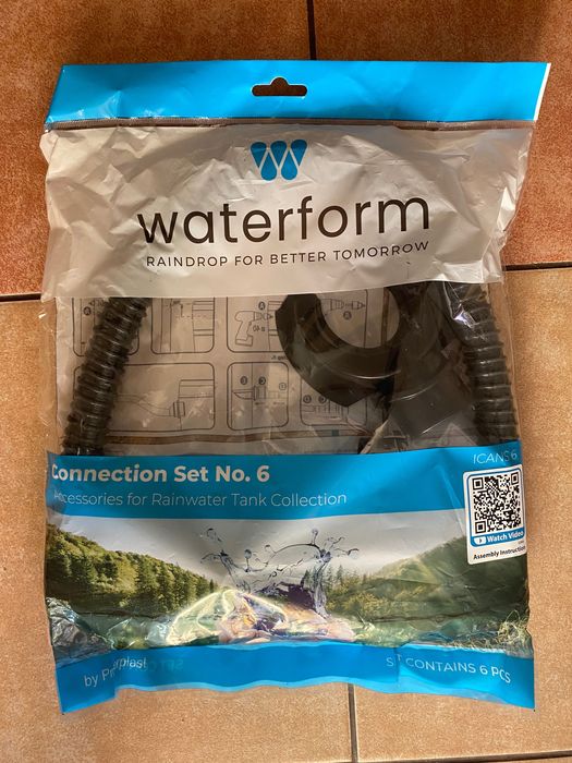 Zestaw przyłączeniowy do deszczówki  PROSPERPLAST Icanset 6 Waterform