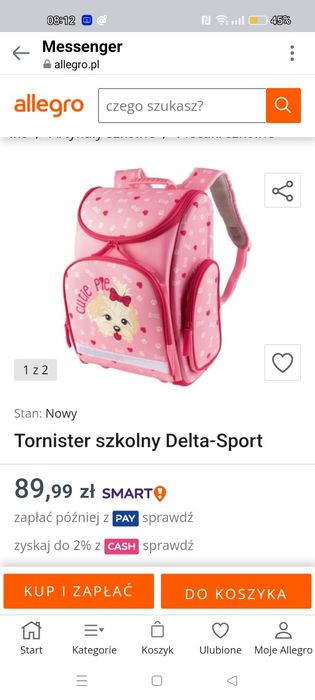 Super plecak szkolny lub podróżny