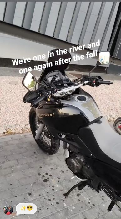 XF650 Freewind ( motor DR650 num modelo trail )