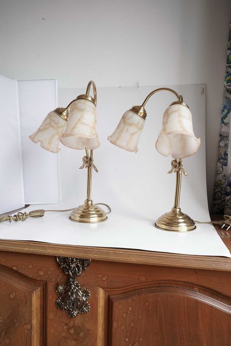 Dois candeeiro vintage de mesa