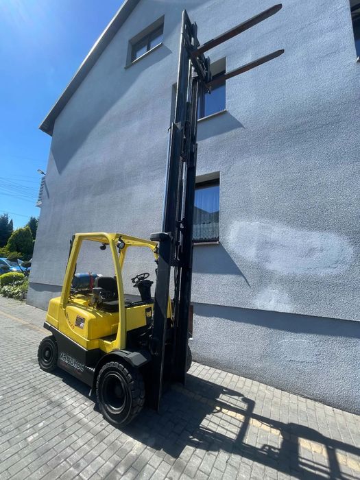 Wózek widłowy HYSTER H2.5FT TRIPLEX 4 sekcje Przesuw 9243Mth transport gwarancja