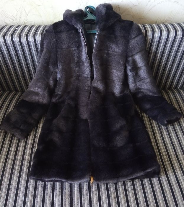 Шуба из эко меха