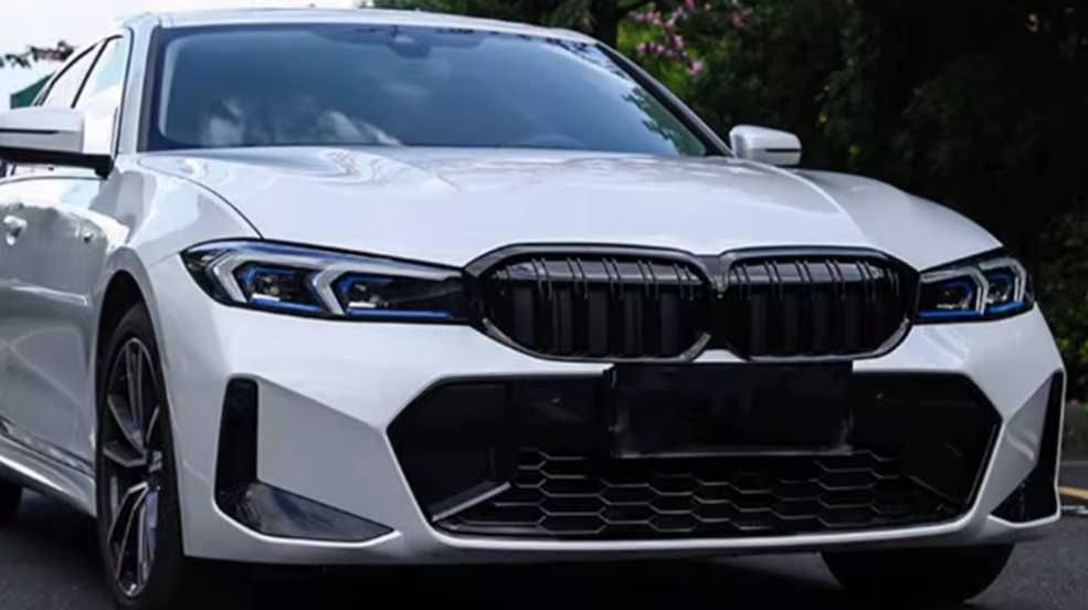 NERKI GRILL Zderzaka BMW G20 G21 2022/2024 + LCI LIFT Czarny Połysk MP