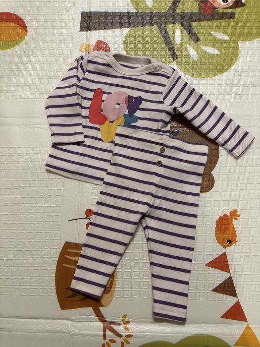 Костюмчики  3-6 м Next , H&M , Primark світшот +легінси