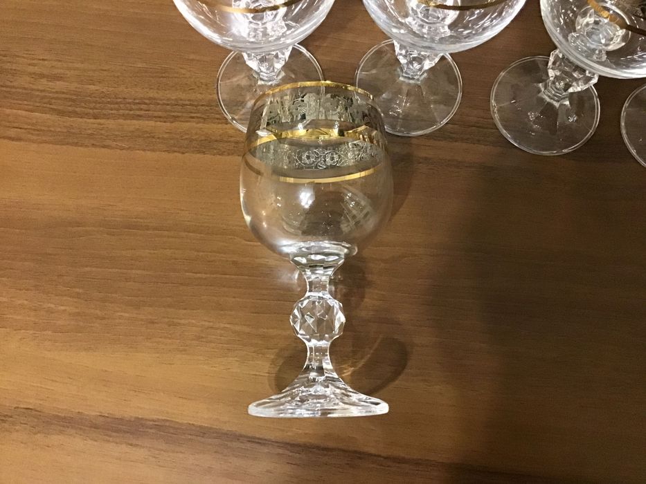 Набор хрустальных бокалов Чехия Богемия.