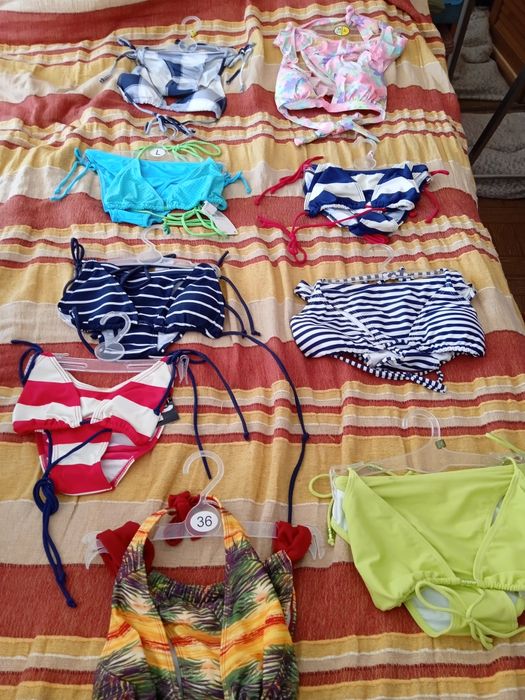 Bikinis (parte cima + baixo) novos por estrear 5€