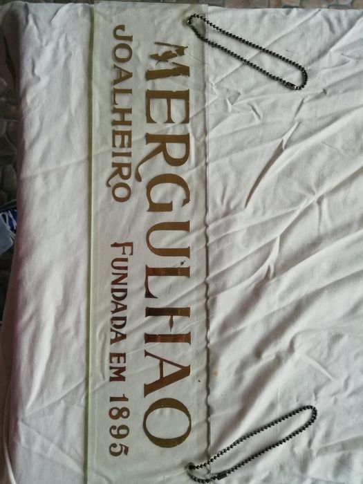 Placar Muito Antigo de Publicidade Colecção