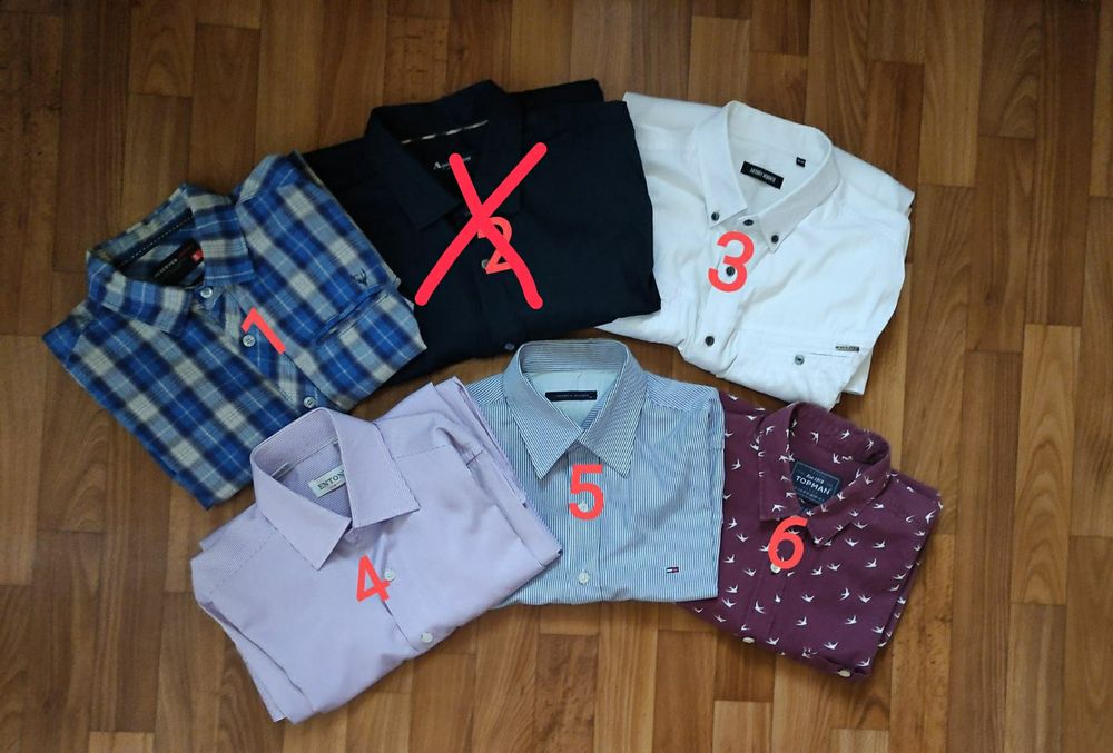 Рубашка Tommy Hilfiger, Aquascutum, Fred Perry, Top Man