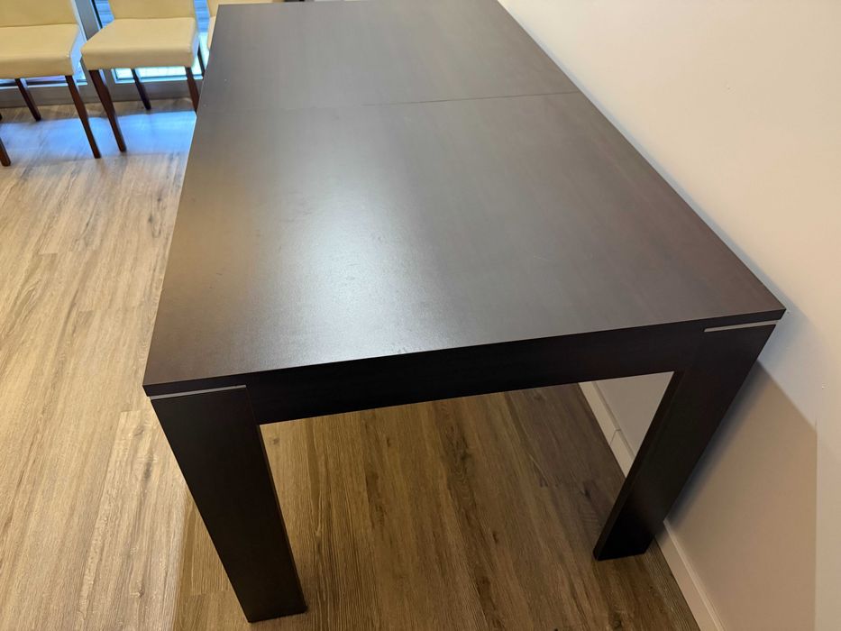 Mesa Jantar em Madeira Extensível + 6 Cadeiras
