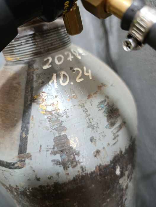 Балон зі зварювальною сумішшю аргон+СО2 атестований повний