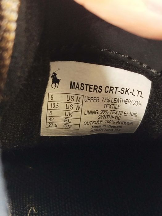 Buty Polo Ralph Lauren Masters Crt -Sk -Ltl Brown