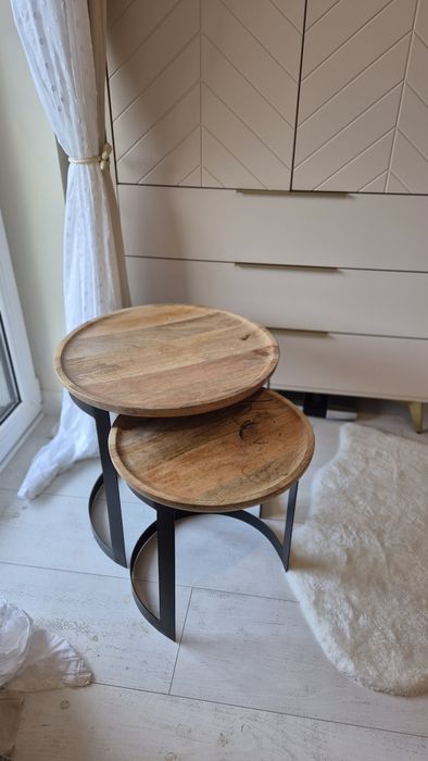 Stoliki drewniane Homla