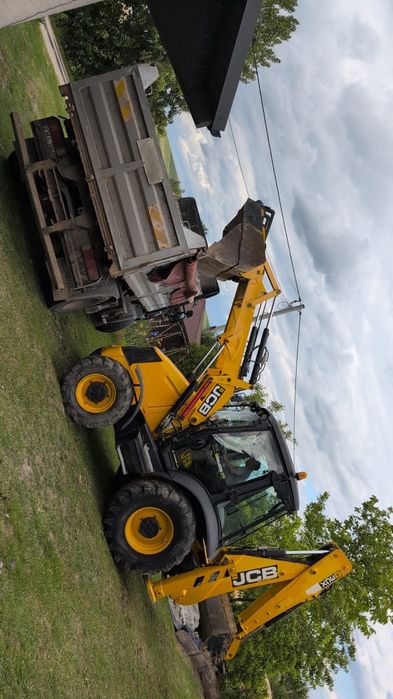 Usługi koparko ładowarką JCB