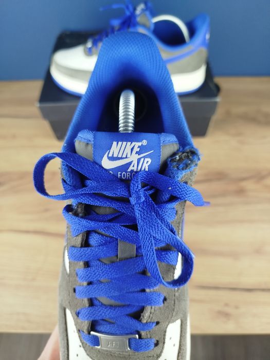 Buty Air force 1'07 LV8 brązowo-niebieskie