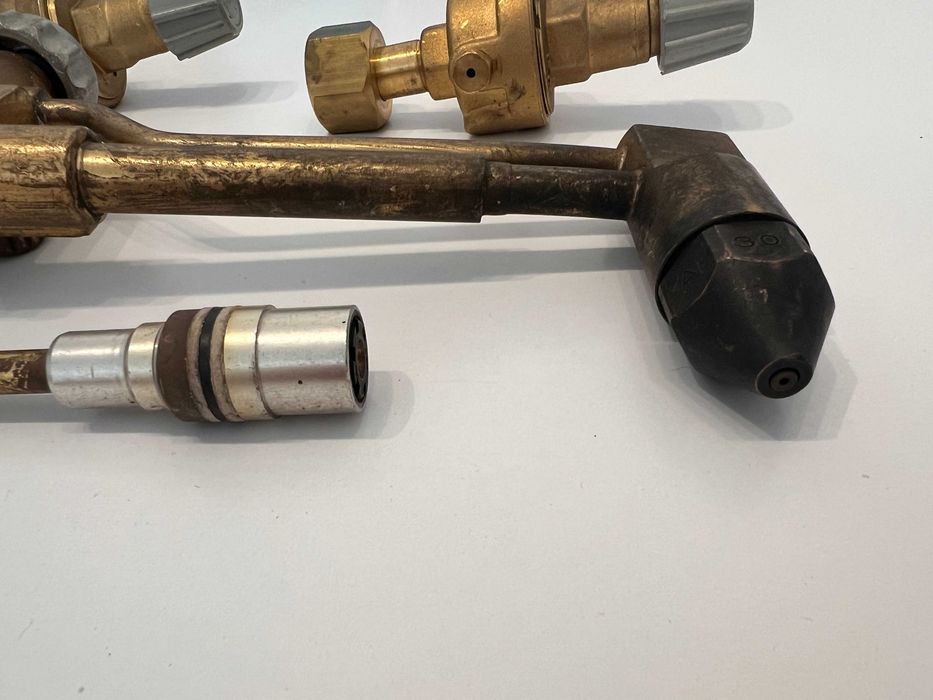 Palnik Messer Griesheim + 2 reduktory Mestriner – zestaw spawalniczy