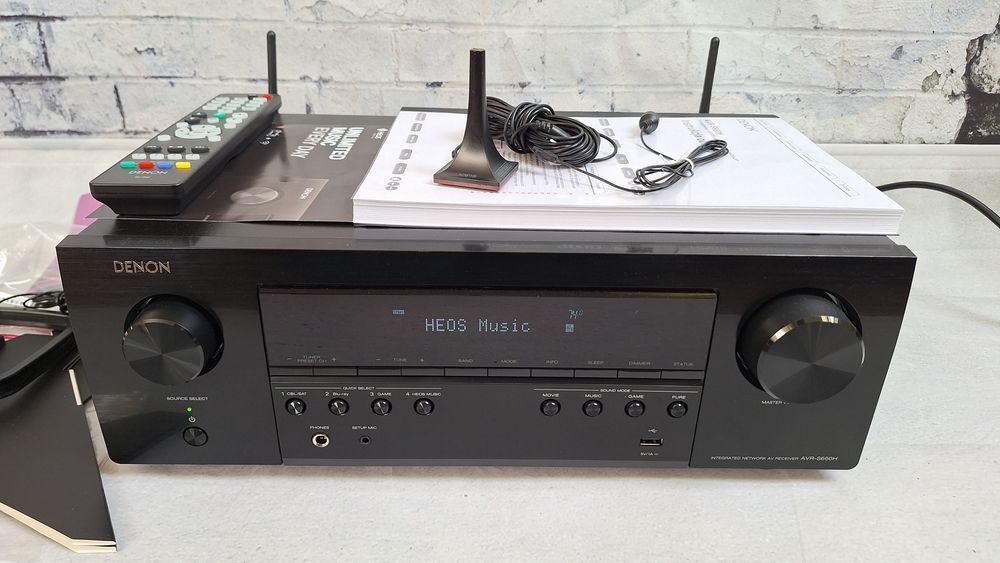 5.2 Denon AVR-S660 8K  Wifi Bt Heos Vision Earc Net radio ARC