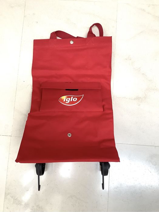 Saco de compras com rodas, novo