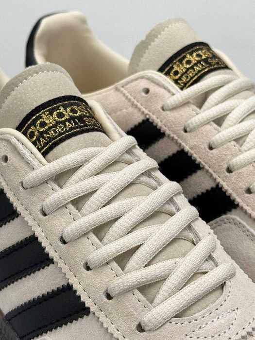 Чоловічі кросівки Adidas Spezial Beige Black AAA+ | Натуральна замша | Вʼєтнам | 41-45