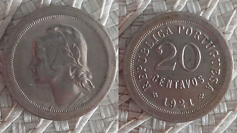 Moedas antigas portuguesas Monarquia/República