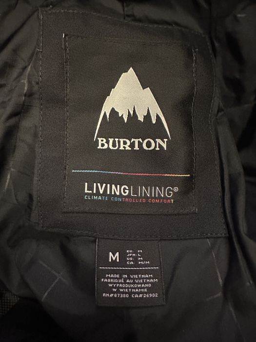 Spodnie snowboard Burton M Cargo, Living Lining r. M, 186cm, czarne