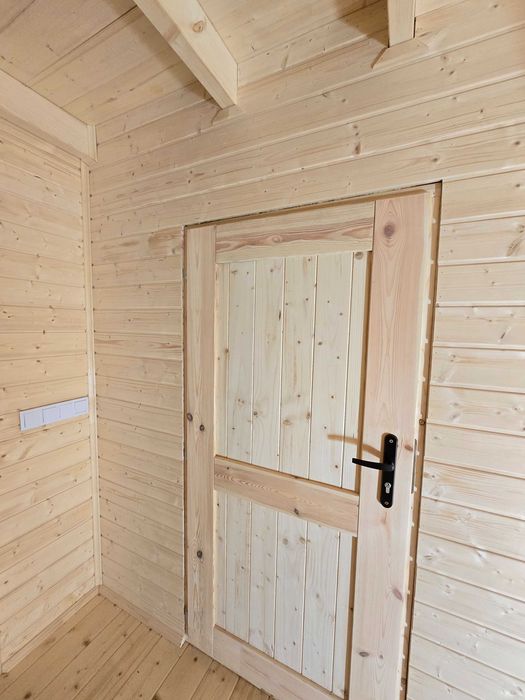 Domek drewniany typu STODOŁA 28m² – komfort, design i szybki montaż!