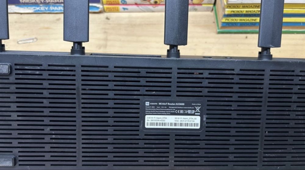 Router Wi-Fi 6 Xiaomi Mi AIoT Router AX3600 - Gigabit Dual Band