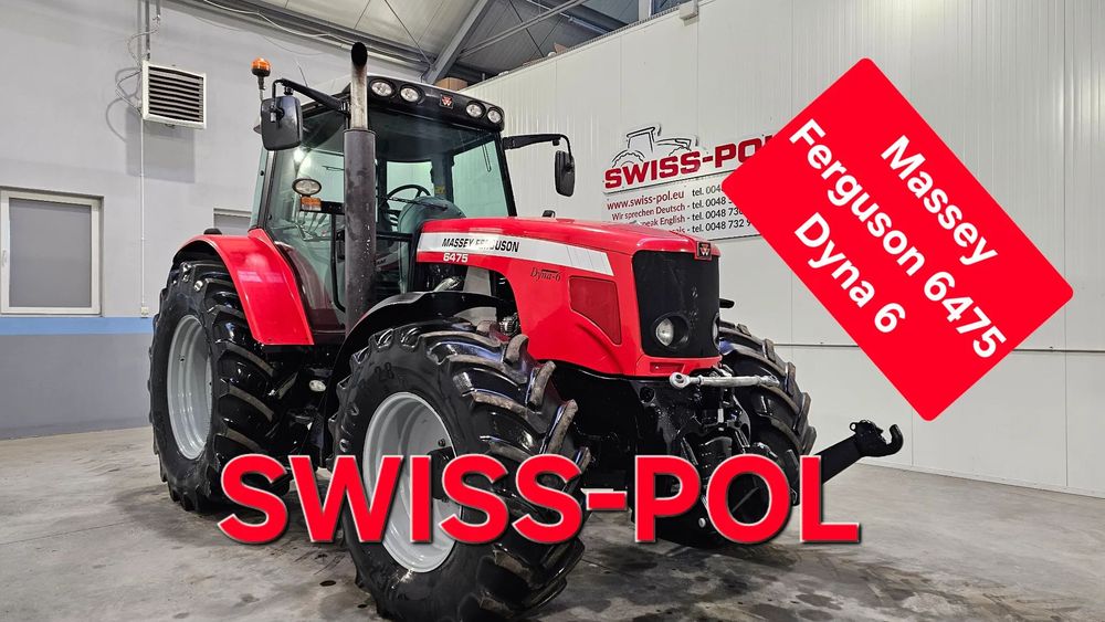 Massey Ferguson 6475 Dyna 6 Bardzo Ładny  6613/6460/6465/6470/6475/6480 John 6620 john 6920 arion 620  Posiadamy Transport Zobacz Film 714 Vario 6145 R Arion 640 Deutz M600
