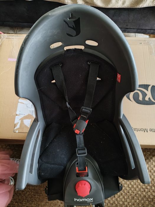 Fotelik rowerowy Hamax z regulacją