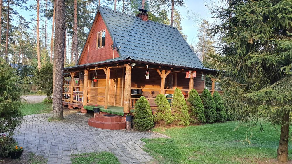 Drewniany domek letniskowy do wynajęcia
