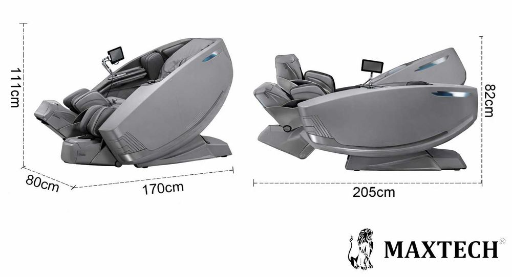 Fotel masujący 4D Zero Gravity MAXTECH-D9 masaż całego ciała shiatsu